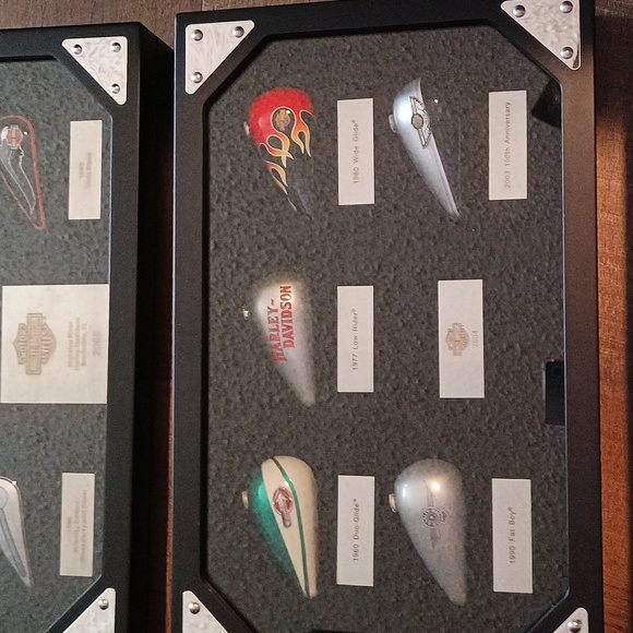 Harley Davidson Collector shadow box tank set 3 🏍️ - Picture 3 of 12